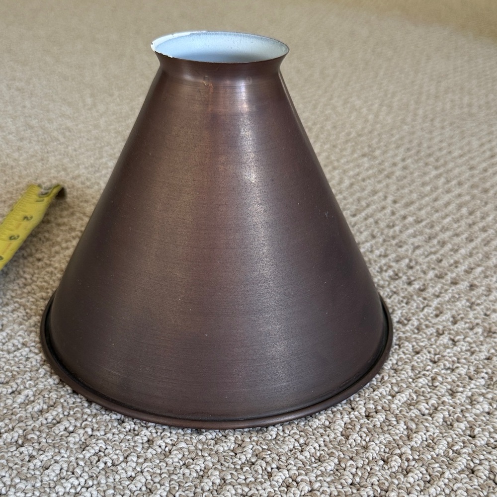 Schoolhouse Bronze Cone Lampshade